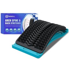 Back Stretcher for Lower Back Pain Relief, 4 Level Adjustable Arch Lumbar Bac...