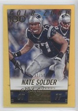 2014 Panini Hot Rookies Gold Zone 1/50 Nate Solder #302 h3a