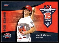 2021 Jacob Wallace Choice Minor League Rookie RC  Greenville Drive #35