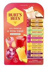 Burt's Bees Lip Balm, Limited Edition Drink Inspired Flavors, 10-Pack