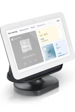 Wasserstein Adjustable Stand for Google Nest Hub (2nd Gen) - Chalk