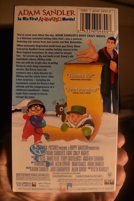Adam Sandlers Eight Crazy Nights (VHS, 2004) for sale online | eBay