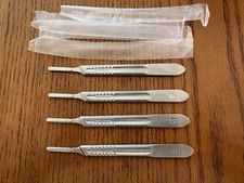 Bard Parker #4 Scalpel Handle USA X4 New
