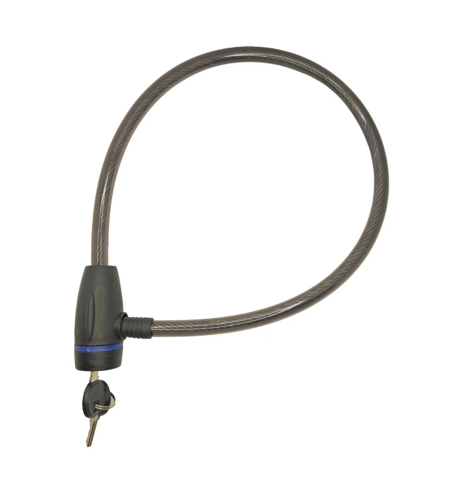 Lucchetto catena per bici bicicletta scooter moto anti furto taglio 2 chiavi - Immagine 3 di 3