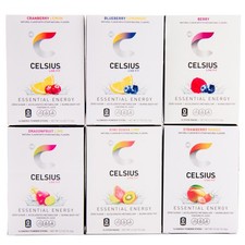 Celsius On-The-Go Zero Sugar Powder Stick Drink Mix 4 Pack