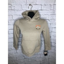 Under Armour Sweatshirt Boys Youth YS Small tan Fleece Hoodie NWT Pullover