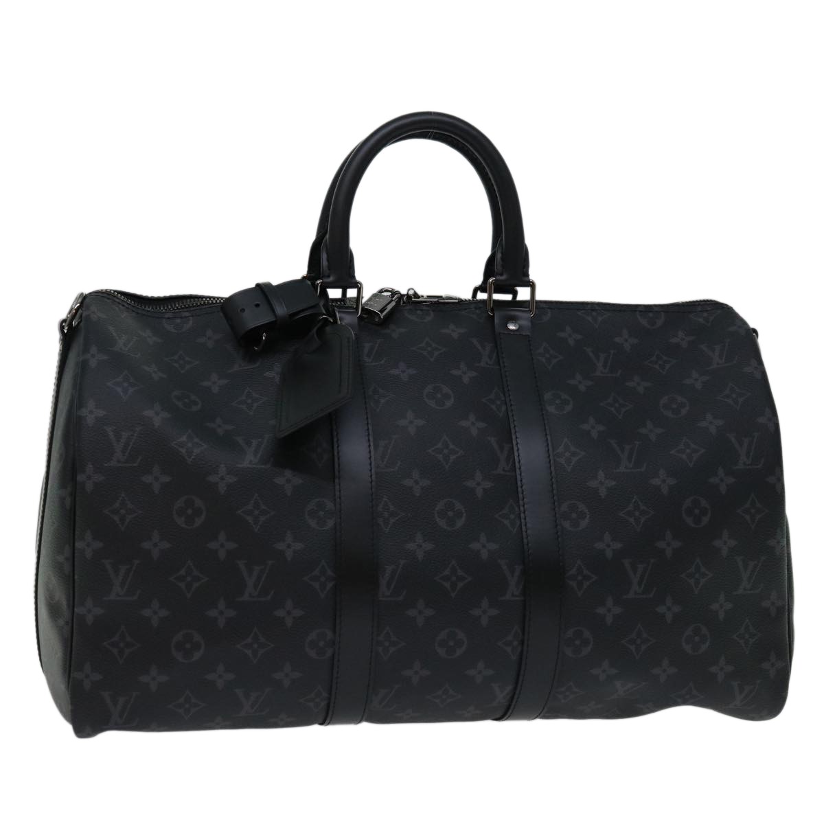 LOUIS VUITTON Monogram Eclipse Keepall Bandouliere 45 Bag M40569