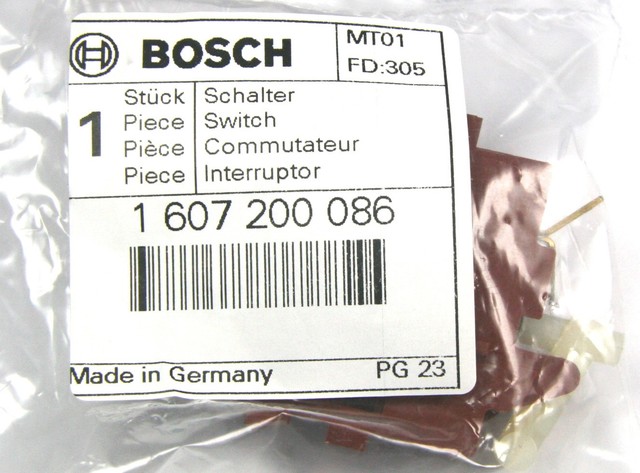 Bosch Interrupteur, commutateur pour meuleuse d'angle GWS 14-125C, PWS