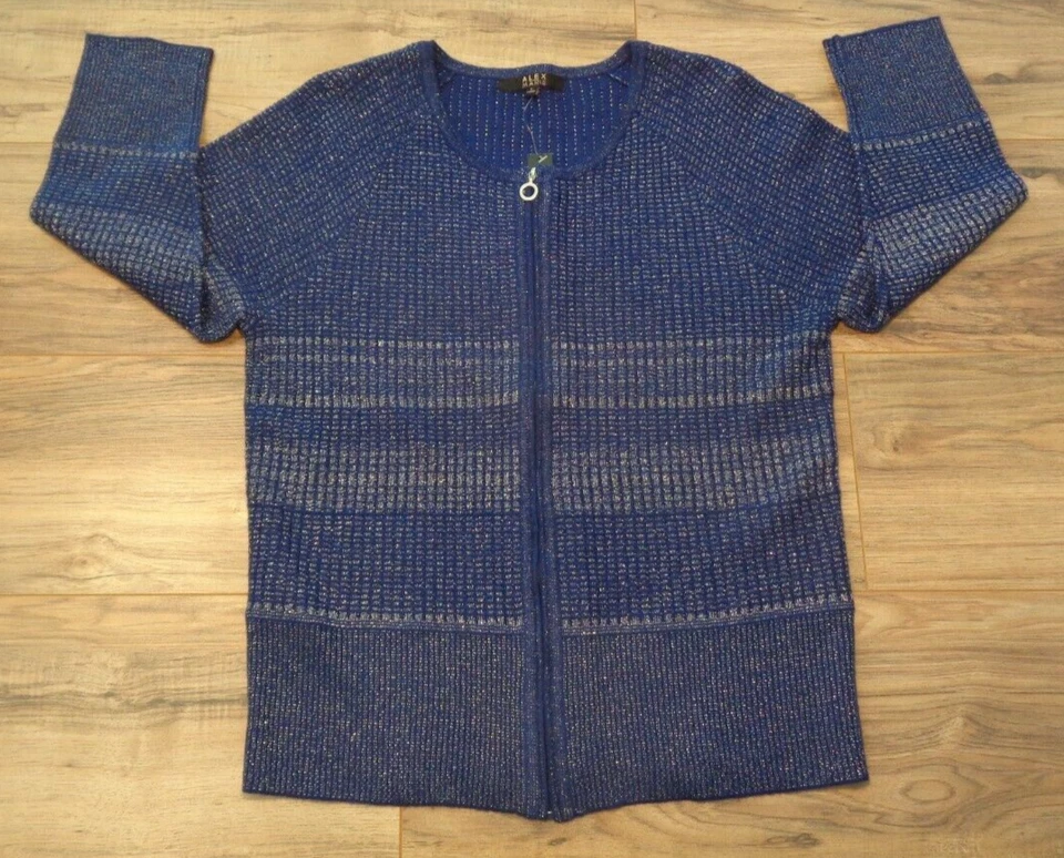 Suéter Alex Marie Talla 1X / LISA / Mezcla de Lana / Azul Plata / Nuevo para Mujer Foto 2 de 4