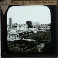 Antique Magic Lantern Slides,  Rome Photos 1891