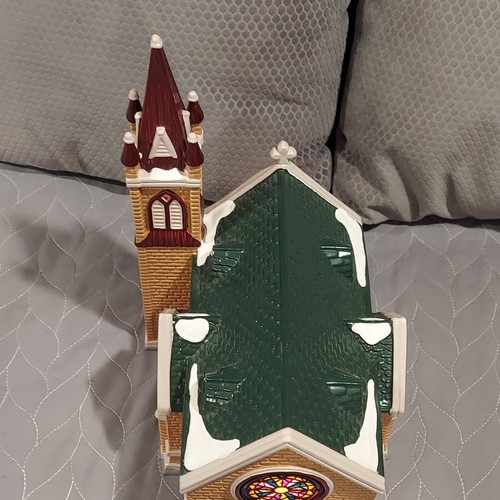 Dept 56 MOUNT OLIVET CHURCH Snow Village 54429 1993 EXCELLENT - Picture 5 of 9