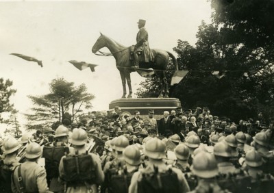 Frankreich Mont Cassel Einweihung Denkmal Marschall Foch altes Meurisse Foto 1930