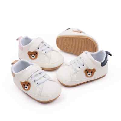 Baby Shoes Bear Rubber Sole Boy Girls Cozy Anti-skid 0-18 Months