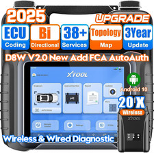 2025 XTOOL D8W V2.0 Auto Diagnostic Tool FCA ...