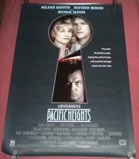Pacific Heights Movie Poster 27x40 S/S Melanie Griffith   Modine  Michael Keaton