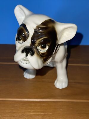 Czechoslovakian Porcelain Bulldog Figurine c. 1920's- 1930's | eBay