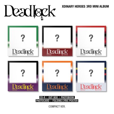 Xdinary Heroes 3rd Mini Album Deadlock COMPACT CD+16p Book+P.Card+F.Poster+Gift