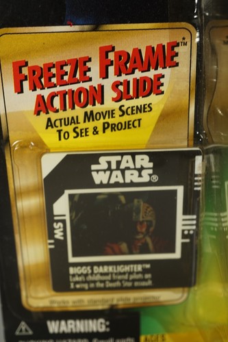 STAR WARS POTF2 A New Hope Biggs Darklighter X-Wing Pilot MOC Kenner Freeze 1996 - Picture 2 of 8