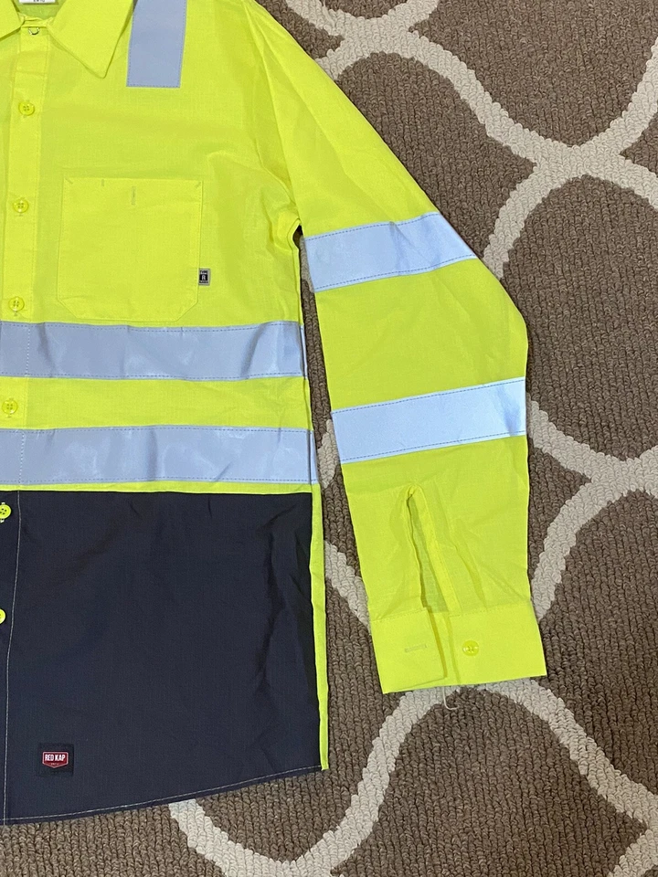 Red Kap Hi Vis Reflective Visibility Work Jacket Type R Class 3 Level 2 Medium - Image 3 of 4