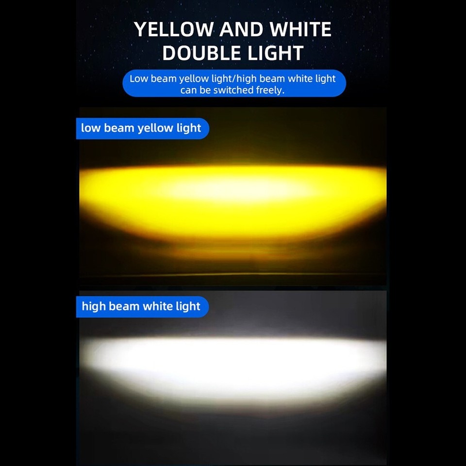 High definition Light Source 3inch Flush Mount LED Work Light Bar Pods