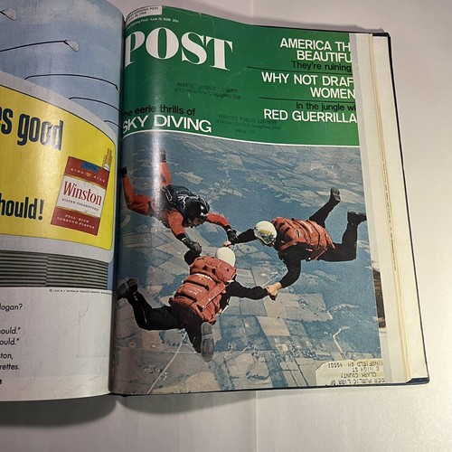 Saturday Evening Post Bound Magazine Hardcover Book Vol 239 January - March 1966 - Picture 19 of 23