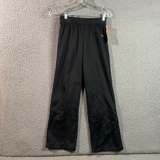 Champion Youth Pants Large Black Track Warm Up Duo Dry Sweatpants Gym Run 24x27