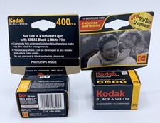 Lot of 2 Kodak 35mm Print Film Black White 400 Film 24 EXP 03/2006