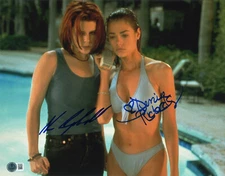 DENISE RICHARDS NEVE CAMPBELL SIGNED AUTOGRAPH WILD THINGS 11X14 PHOTO BECKETT