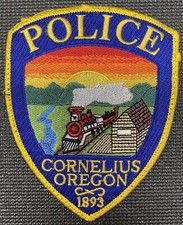 Cornelius, Oregon Police Uniform Shoulder Patch.