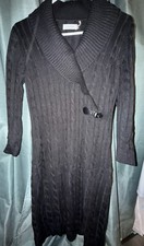 Calvin  Klein Sweater Dress Black Medium