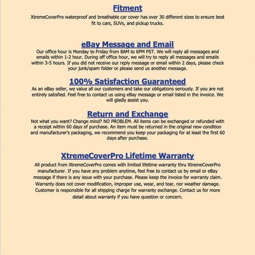 2008 2009 2010 2011 2012 Dodge Ram 1500 Quad Cab 8ft bed Waterproof Truck Cover - Picture 10 of 10