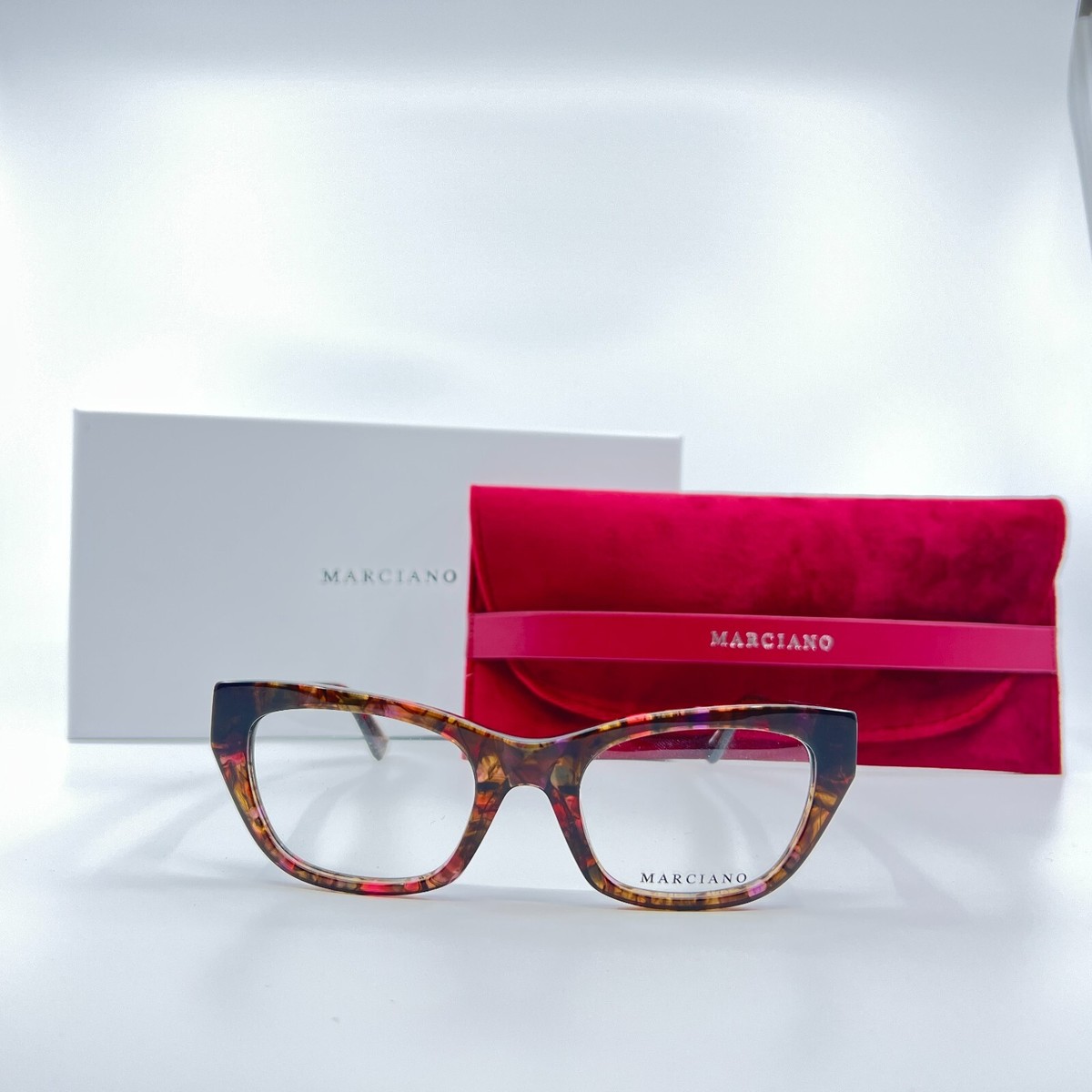 New Marciano by Guess GM-0361 074 Crystal Brown & Pink Eyeglasses 52/21/140 Marciano GM0361-S 074 Pink Havana 52-21-140 W/CASE 10048 | eBay main image 2