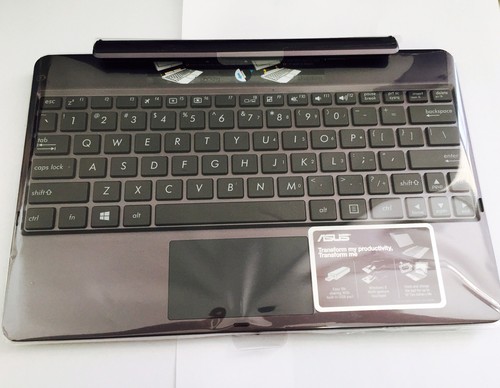 ASUS Vivo Tab RT TF600T Tablet Keyboard Touchpad Charging Dock USB Port New Grey - Picture 3 of 5