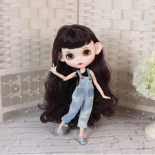Blythe Articular dollunicorn Big ears Dudu mouth long hair Factory Joint Body12"