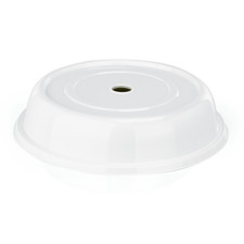 Tellerglocke, Cloche, Kunststoff PP, Ø 26,5-28,0 cm wählbar, weiß