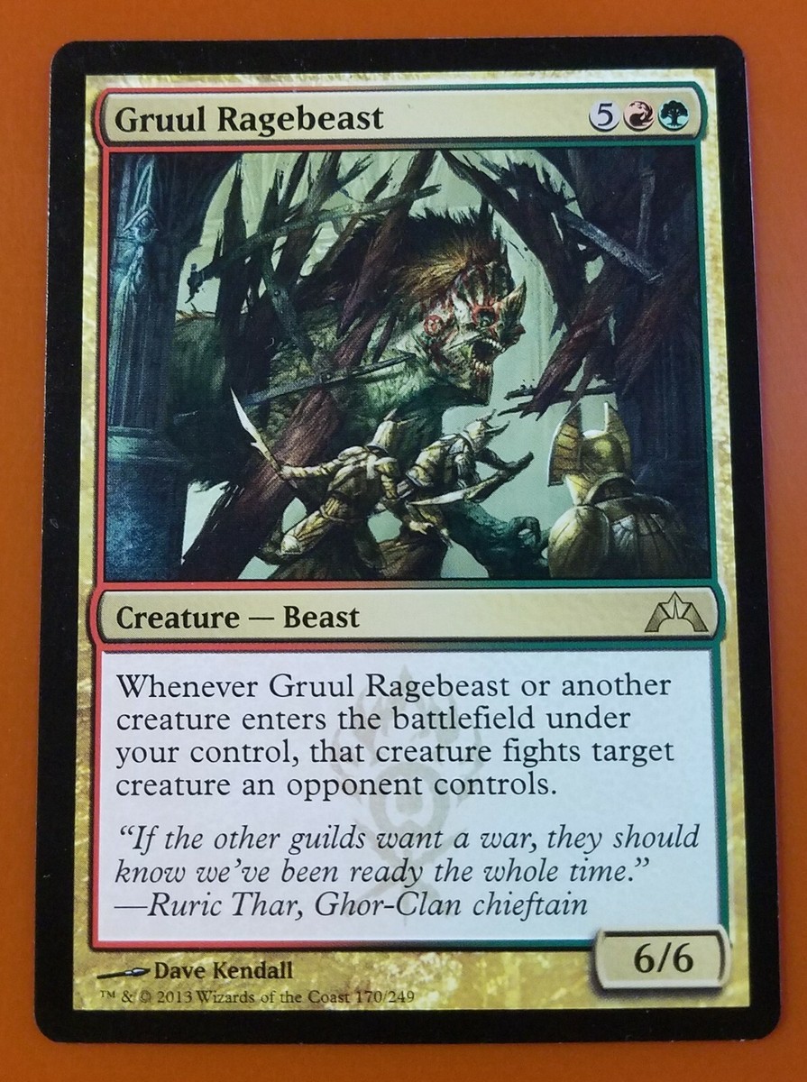 1x Gruul Ragebeast | Gatecrash | MTG Magic Cards
