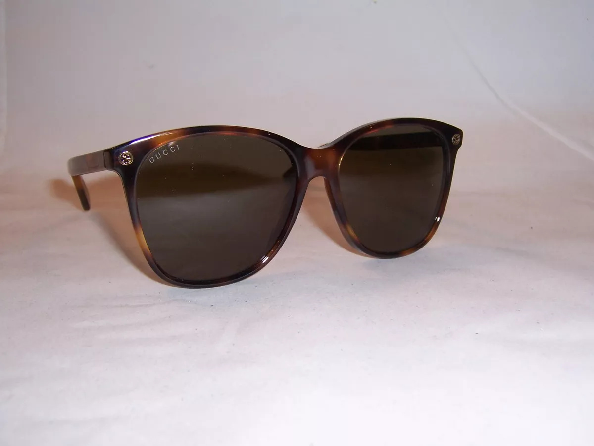 NEW GUCCI SUNGLASSES GG 0024S 002 HAVANA BROWN AUTHENTIC 0024 eBay