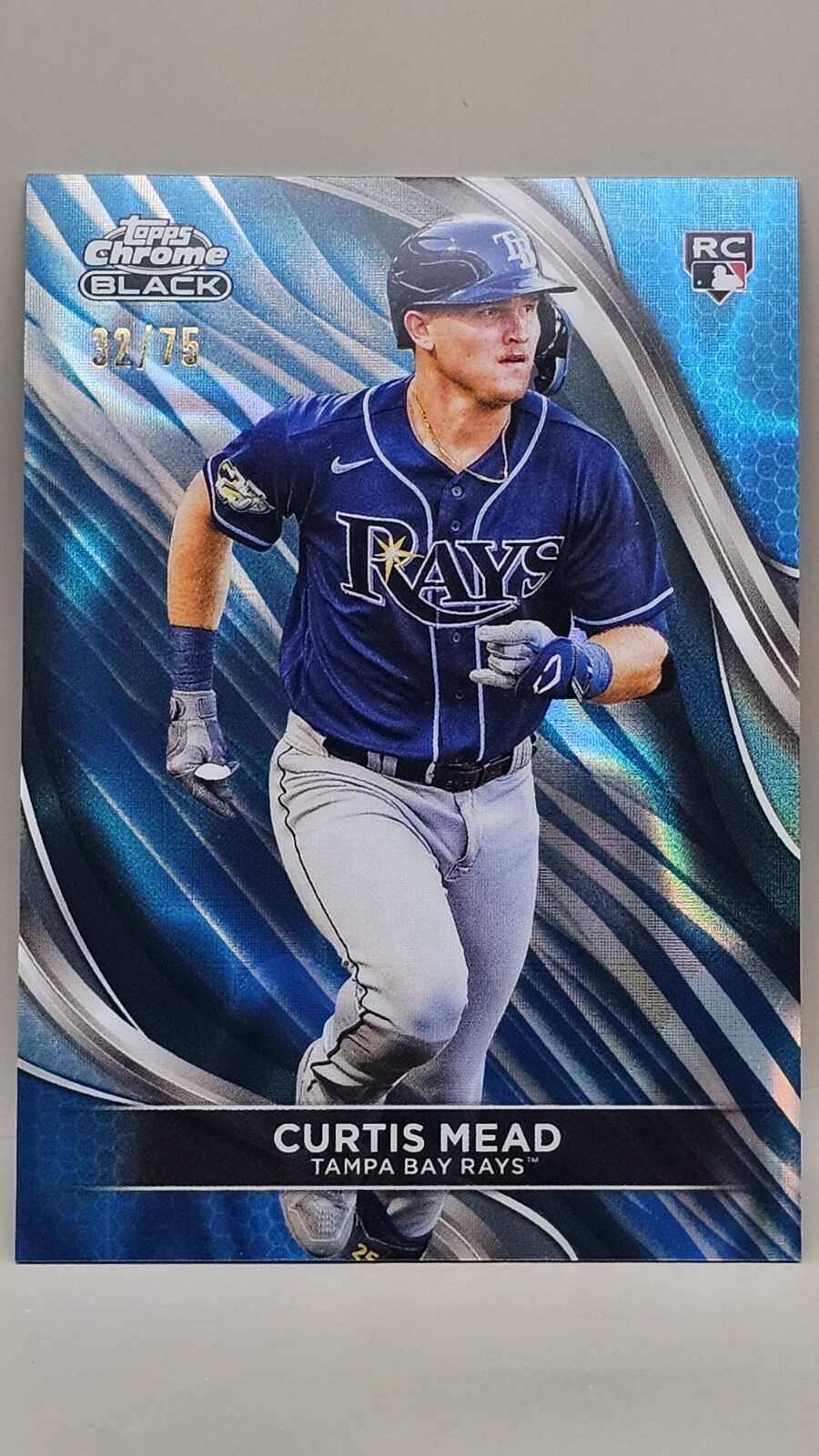 2024 Topps Chrome Black Curtis Mead 32/75 Blue Refractor #27
