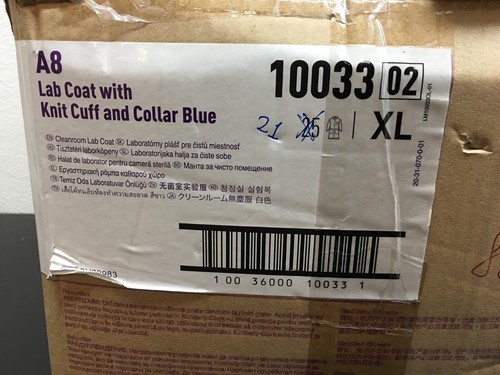 Kimtech Clean Room XL Lab Coat A8 REF 1003302 Lot - Picture 3 of 11