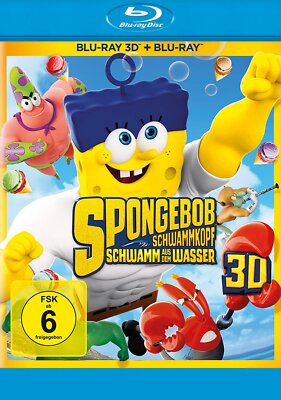 SpongeBob Schwammkopf - Schwamm aus dem Wasser 3D + 2D # BLU-RAY-NEU