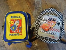 2 kleine Kinterrucksäcke Kinderrucksack Lightning McQueen KuddelDaddelDu