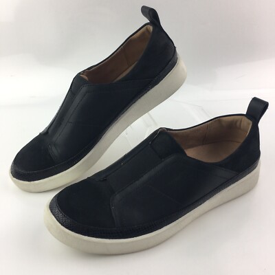 Vionic Womens Zinah Black Slip On Sneakers Shoes Size US