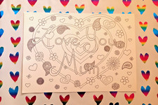 'Mum' Colouring page/Gift Idea