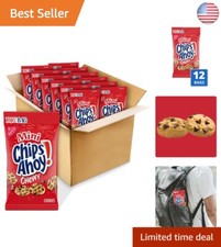 Soft Chewy Mini Chocolate Chip Cookies - 12 x 3 oz Packs for Every Occasion