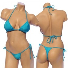 Women's, Tie Side Bikini Set. HE-3001 Turquoise
