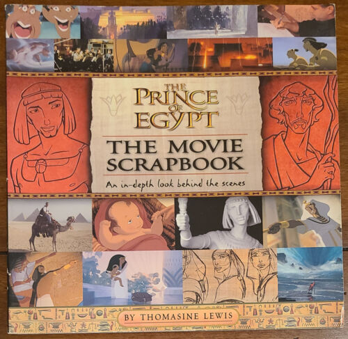 Dreamworks THE PRINCE OF EGYPT THE MOVIE SCRAPBOOK by Thomasine Lewis (SC 1998) - Picture 1 of 1