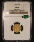 1853-P Liberty Quarter Eagle — photo from another recent sale