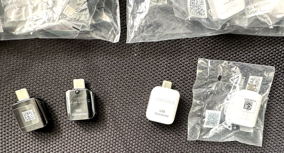 Adaptador convertidor conector inteligente OTG original Samsung USB tipo C a un OEM Foto 3 de 4