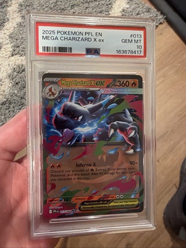 Mega Charizard X ex graded PSA 10 for sale on eBay