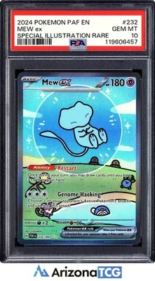 Pokemon 2024 Mew ex 232/091 SIR Paldean Fates GEM MINT PSA 10